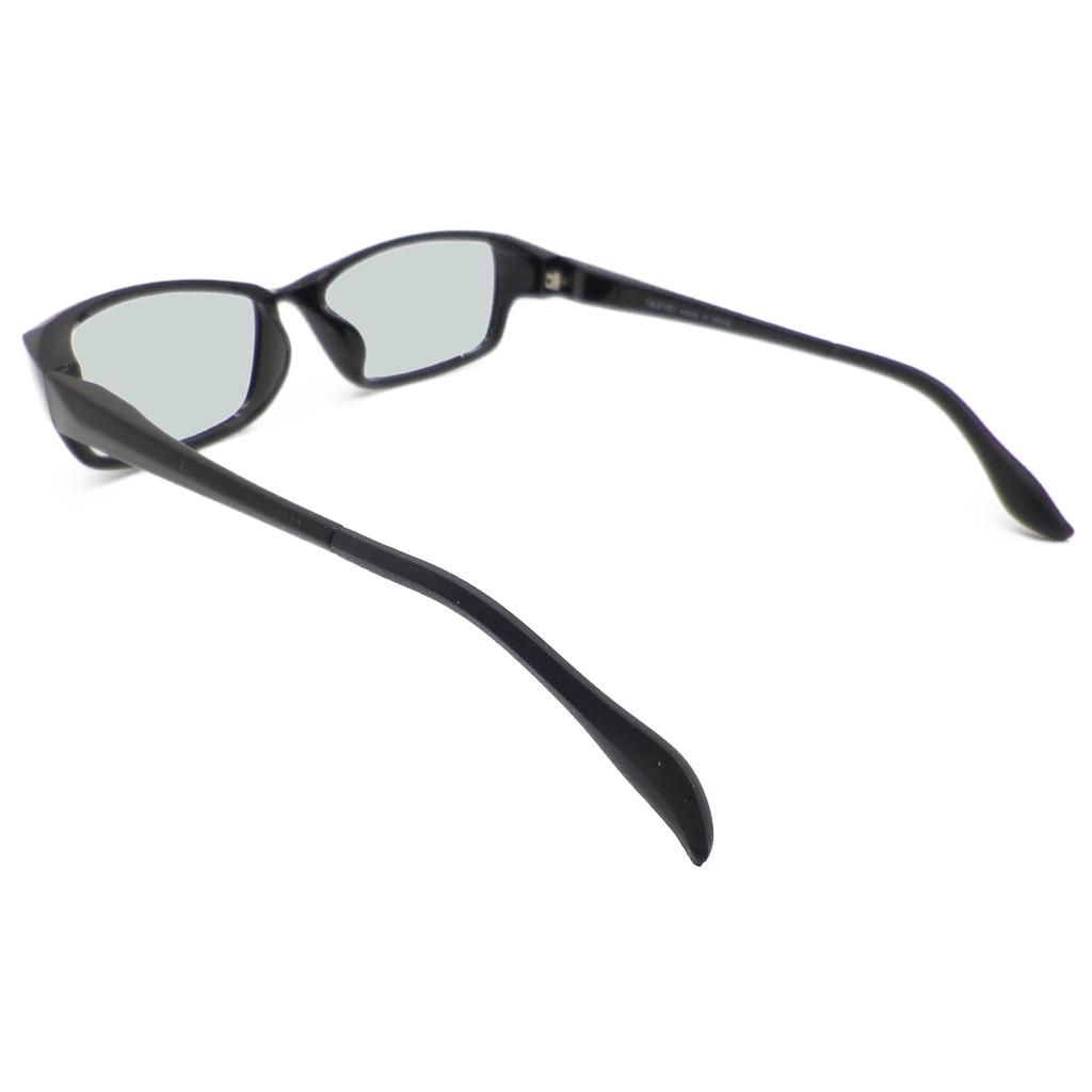 TR9506HC Polarized Photochromic Sunglasses for Large UV Darkens Slightly Bad TR90 [OTC.web] Men, Size, Stylish, Cool, Protection, Color, (BK-C1)