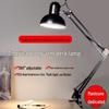 LED Nail Desk Lamp with Rotatable Long Arm - Metal Folding Office and Study Light