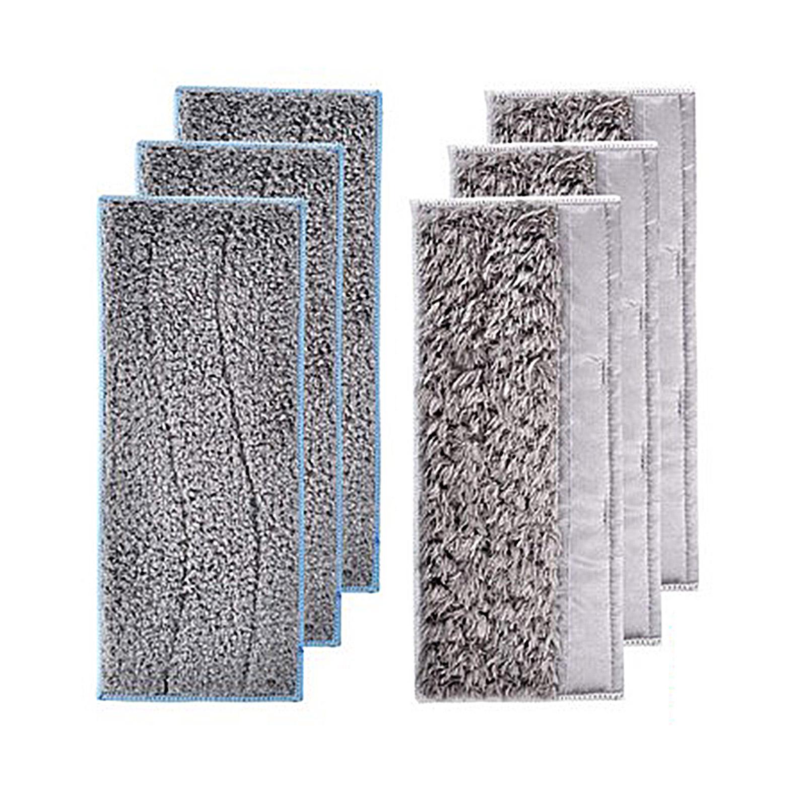 

6/12 шт. Моющиеся салфетки для швабры, тряпки, накладки, аксессуары, салфетка для сухой и влажной уборки робота-пылесоса M6 C