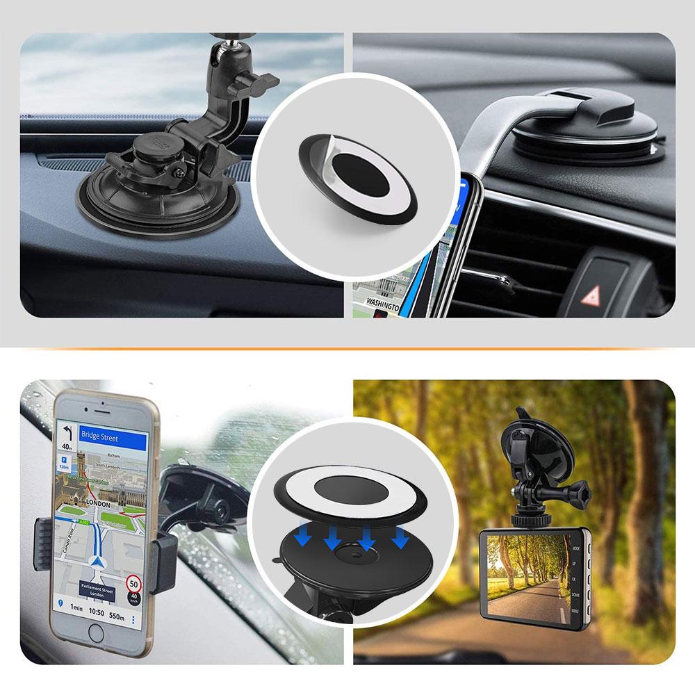 Dashboard Pad Mount Suction Cup Pad Disc Adhesive Stick on Universal Dash Pad Mounting Disk for Suction Cup Phone Mount GPS Suc