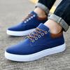 Fashion Canvas Men's Sneakers Black Lace Up Sping Shoes Classic Casual Vulcanized Shoes Size 47-48 Mens Spring Sport Shoes
