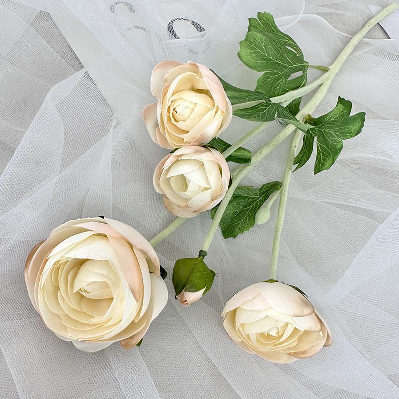 Rose Wedding Decor Artificial Flower Set With Velvet Texture For Home And Event Use