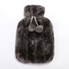 Removable Hot Water Bottle Cover Explosion Proof Plush Covering Faux Fur Fleece  Winter Accessories