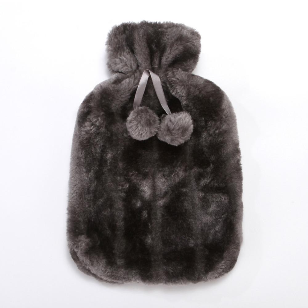 Removable Hot Water Bottle Cover Explosion Proof Plush Covering Faux Fur Fleece Winter Accessories