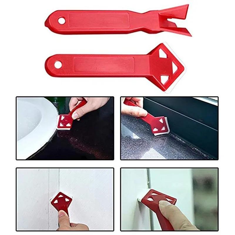 2 Pcs/set Cleaning Pencils Caulk Away Remover Finishing Made Builders Choice Tools Tile Angle Scraper Remove Residual Rubber