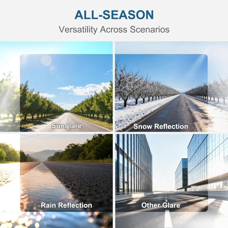 Lengthened 3 Sided Car Sunshade with Reinforcement Back Strap For Better Sun Protections And Heat Insulation