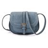 Hot-selling Hong Kong Style Retro Saddle Bag Women's Shoulder Messenger Bag European and American Versatile Women's Semi-round Bag Women