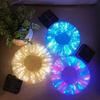 Solar-Powered LED Strip Lights: Colorful Outdoor Christmas Soft Tube with Battery/USB Copper Wire In Seven Rainbow Colors