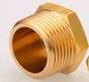 1/8" 1/4" 3/8" 1/2" 3/4" 1" NPT Male Female Hex Nipple Bushing Coupler Reudcer End Plug Cap Brass Pipe Fitting Pneumatic Air