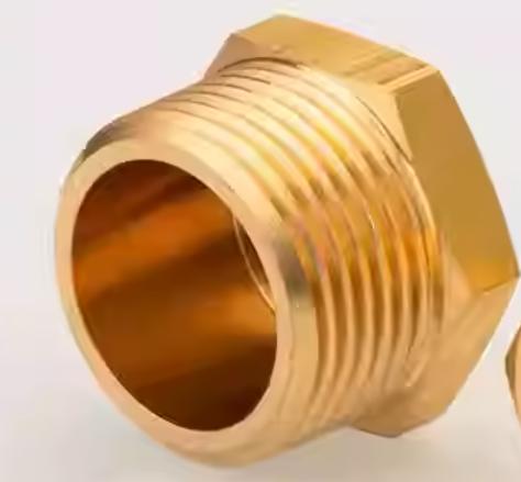 1/8" 1/4" 3/8" 1/2" 3/4" 1" NPT Male Female Hex Nipple Bushing Coupler Reudcer End Plug Cap Brass Pipe Fitting Pneumatic Air