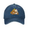Washed Baseball Cap Rilakkuma Summer Trucker Hat For Women Unisex friends Design Print Outdoor Sport Sun Snapback Cap