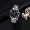 CASIO Men EDIFICE Black Watch ECB-S100YD-1APR-person