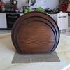 Wooden Serving Tray Half Moon Tray Salad Plate Nuts Bread Storage Dessert Plate for Farmhouse Kitchen Table Living Room Office