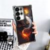 Golden Carp Lucky Koi Plating Phone Case For Samsung Galaxy S24 S25 FE S26 Edge S23 Ultra S22 S21 Plus S20 Anti-Fall Airabag Cov