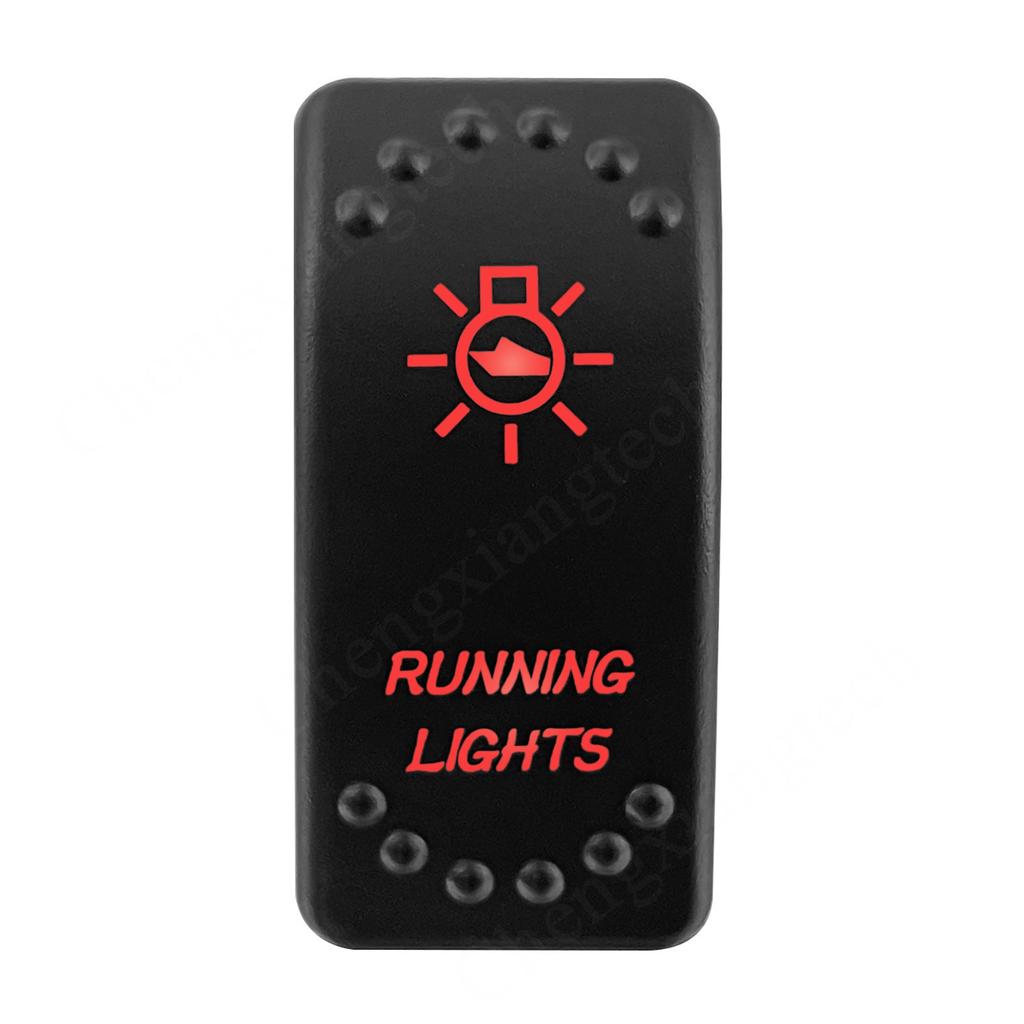 12V 20A Red Led Light Spot Lights Bar Rocker Switch Waterproof Toggle for Car Boat Marine ARB/CARLING/NARVA/4x4 Switch Replace Battery Switches5