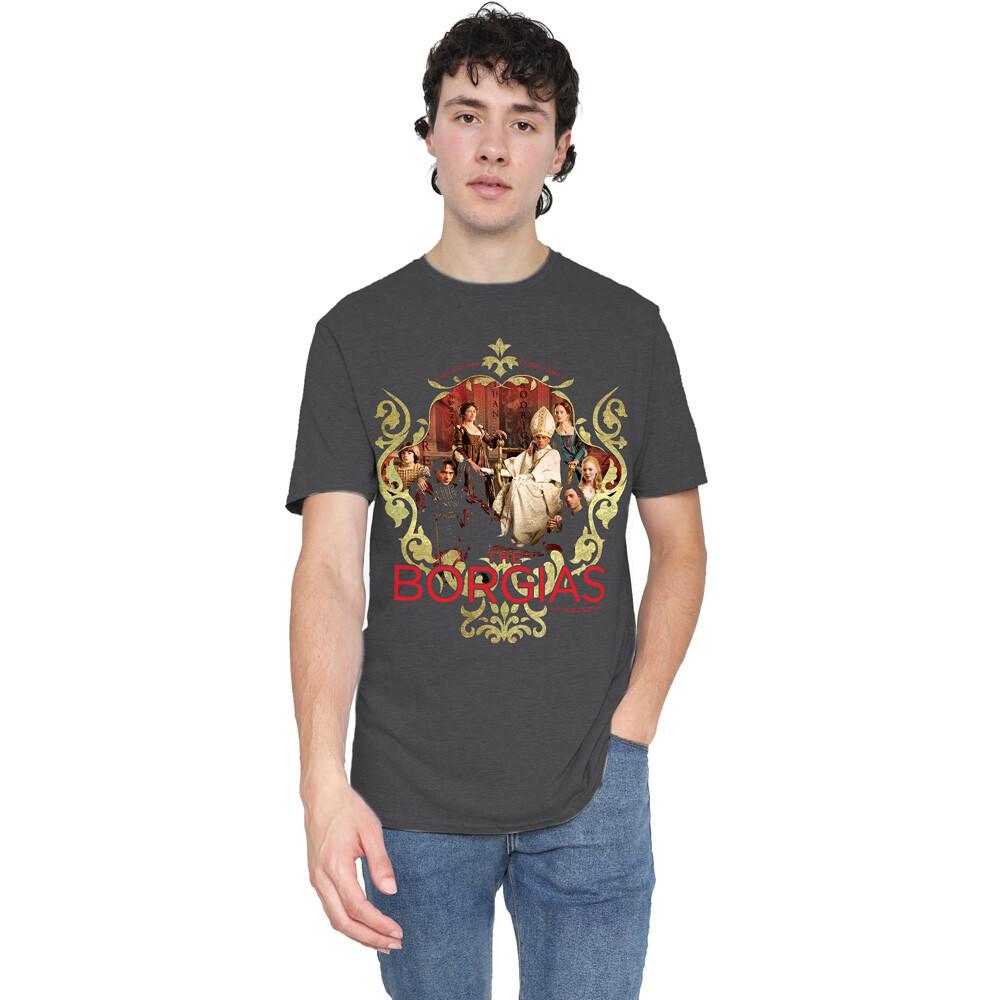Borgias Family Portrait T-Shirt S-2XL Charcoal XXXXL