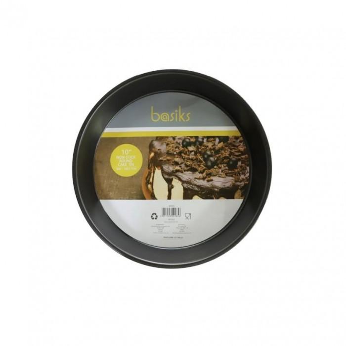Tavă rotundă antiaderentă Basiks pentru tort