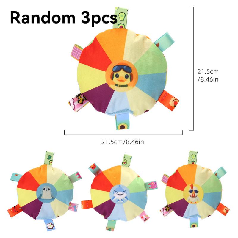 Duhová plyšová létající talířová hračka pro psy Zvonek Cinkátko Žvýkací hračka Venkovní interaktivní tréninková hra pro psy Zábavný létající disk Hračka pro domácí mazlíčky