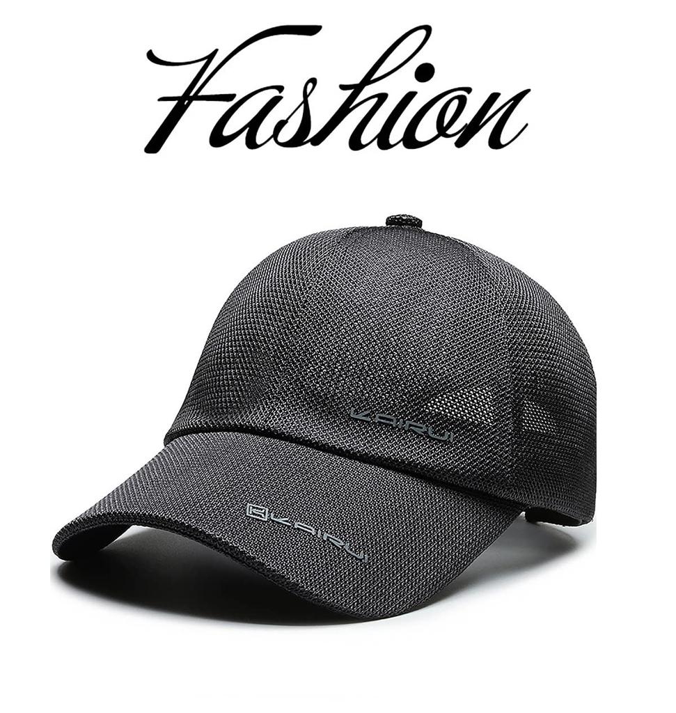 AXIAO Mesh Perfect for Running and Outdoor Breathable Mesh Heatstroke UV Unisex Adjustable Baseball Cap Men's Cap, Spring/Summer Activities,