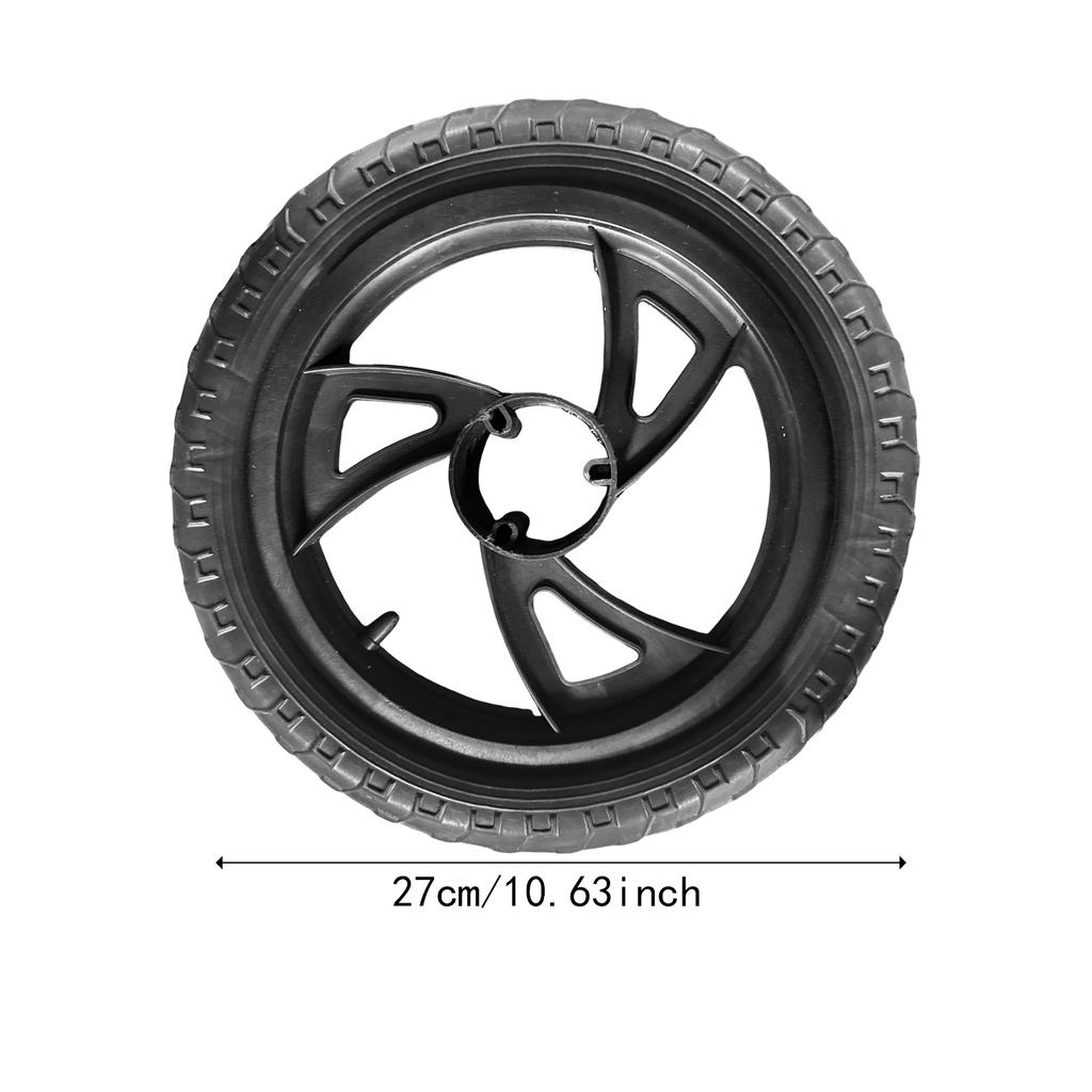2Pcs Bike Replacement Wheel Kids Balance Bikes Wheels Airless Tire Low Noise Strong Grip Accessories Requiring for Balance Bikes