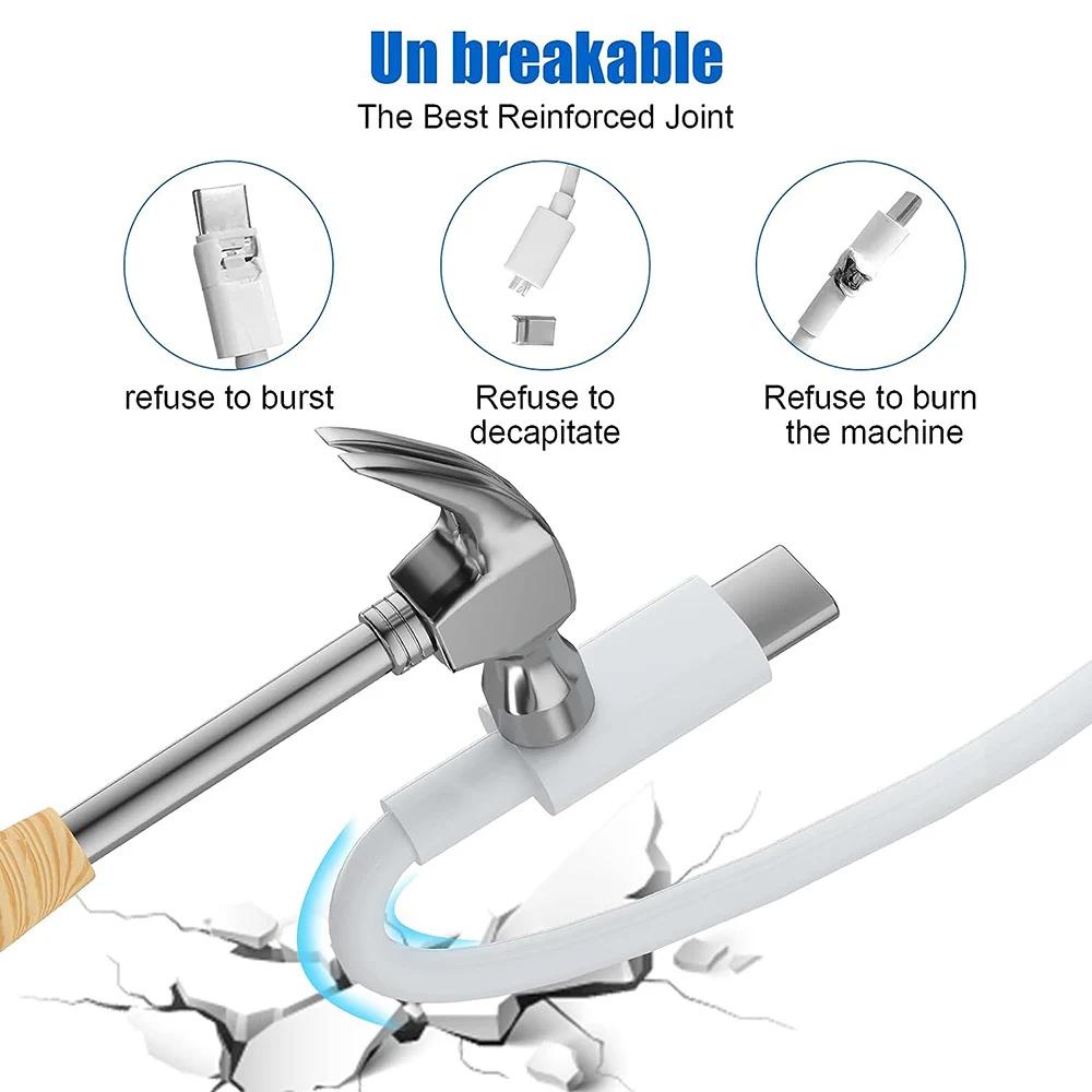 PD 60W USB C to USB Type C Cable Fast Charge Data Cable For Iphone 16 15 Huawei Samsung Xiaomi Data Line Black White Phone Cord