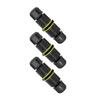 IP68 Waterproof Electrical Wire Connector Flame Retardant 3Pin Screwless Terminal Connector for 6mm/8mm/10mm Wire
