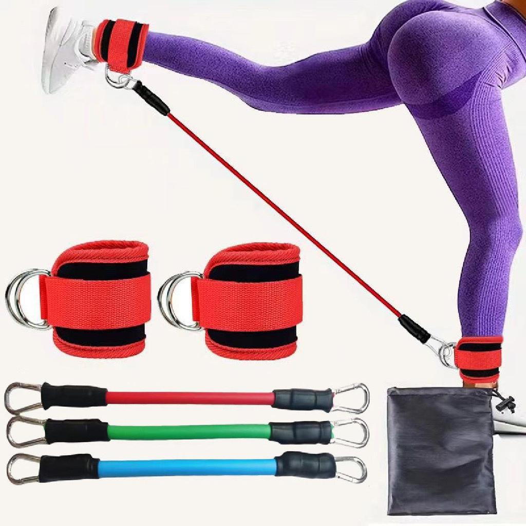 Ayak Bileği Tokalı Direnç Bandı Bacak & Kalça Antrenörü - Fitness & Spor Koruyucu Ekipman
