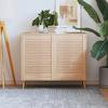 VidaXL Louvered Doors 2 Pcs Solid Pine Wood 69x49.4 Cm