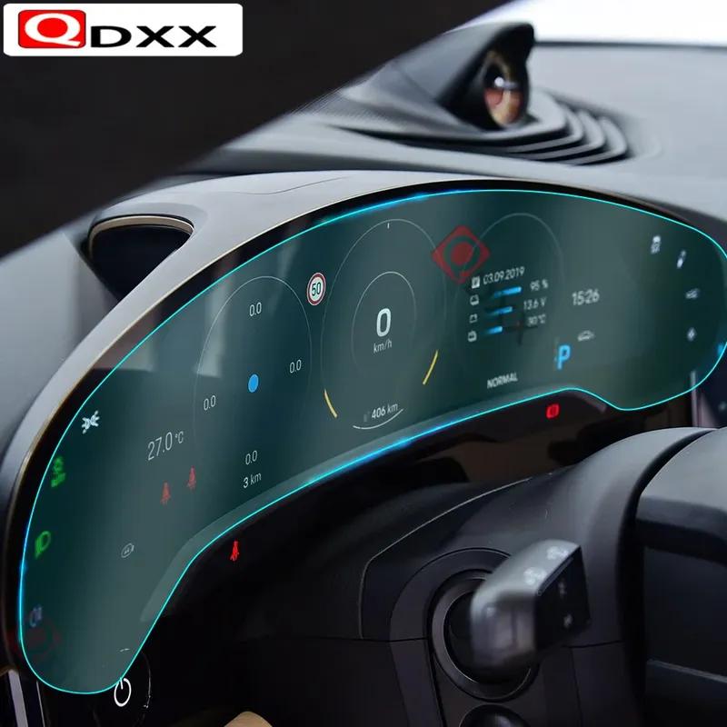 Transparent Car Styling Center Console Dashboard Interior Trim Protection Film TPU Protector Sticker for Porsche Taycan