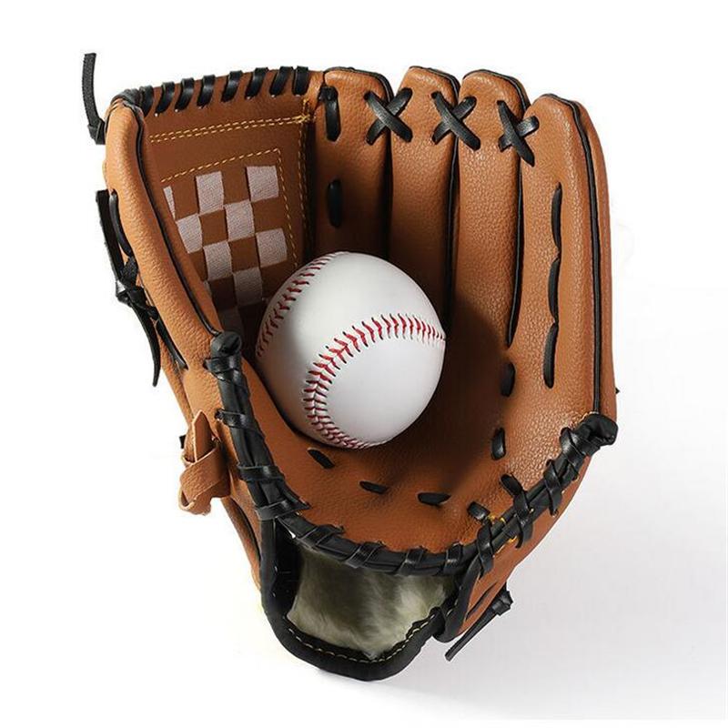 Guante de Béisbol de Cuero PU para Niños Guante de Práctica de Softbol Equipo de Entrenamiento Deportivo al Aire Libre Guante de Béisbol