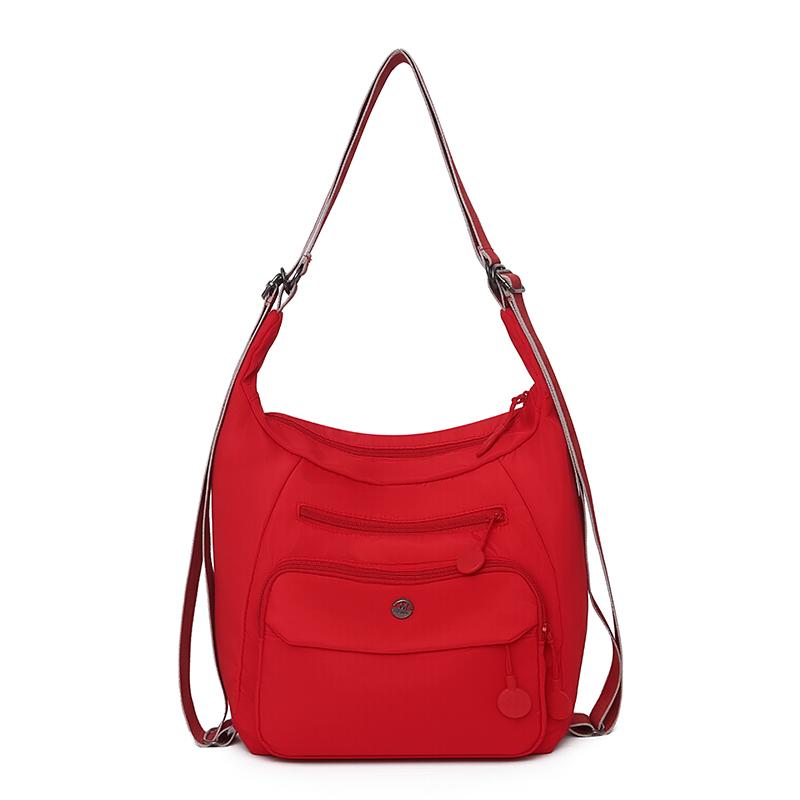 Multi-Pocket Nylon Bag Commuter Multi-Function Shoulder Crossbody Bag