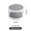 Yimijia 2-Tier Rotating Kitchen Organizer
