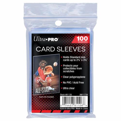 500 Ultra Pro Soft Card Sleeves/Penny Sleeves (5 Sealed Packs) - Standard Size 2 5/8 X 3 5/8, NO PVC