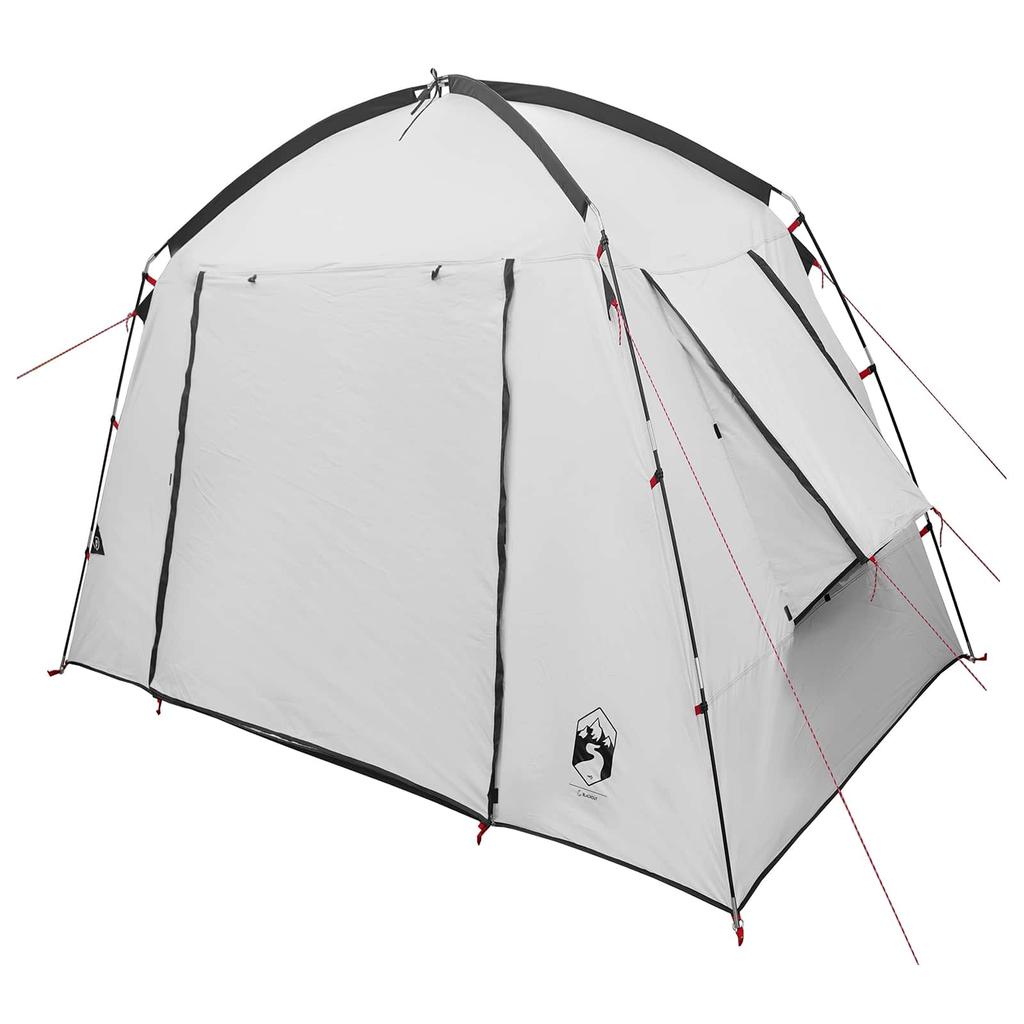 Cabin Tent with Roof White Blackout 210 x 210 x 138 cm Polyester