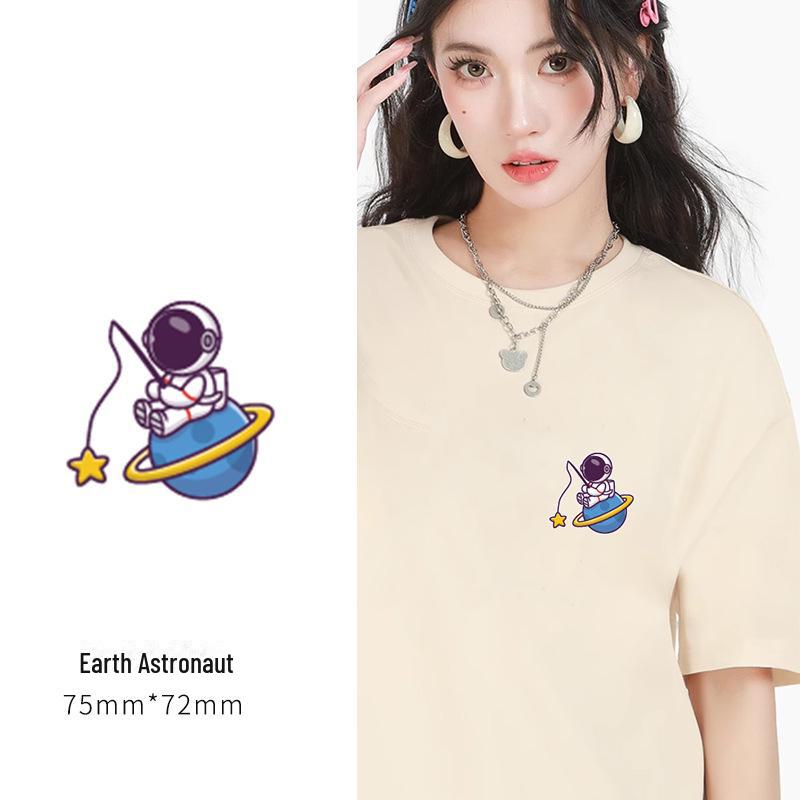 New Heat Transfer Stickers: Decorative Patterns for Couple's T-Shirts