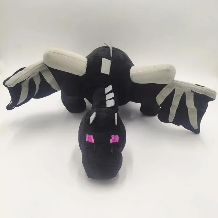 60cm Game MC Ender Dragon Enderdragon Plush Toys Doll Black Ender Dragon Plush Soft Stuffed Animals Toys Gifts for Children Kids