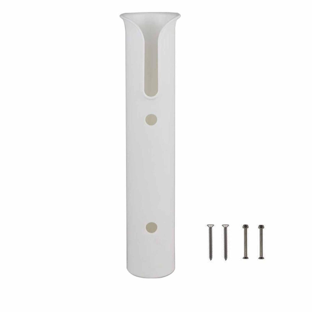 Angelzubehör Seitenmontage Angelrutenhalter Tragbar Leicht Angelrutenhalter mit Schraube Rutenrohrhalterung Yacht