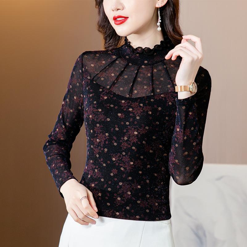 

Нижняя рубашка Зимняя новая футболка с принтом Inner Feeling Temperament Верхняя рубашка 4XL