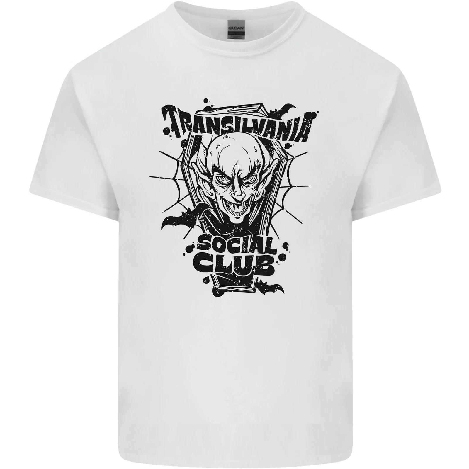 

Vampires Transylvania Social Club Halloween Kids T-Shirt Childrens S