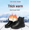 Women's Mid-Calf Winter Cotton Boots: Fleece-Lined, Thick-Soled, Non-Slip, Versatile, Comfortable, Fashionable, Available In Large Sizes.
