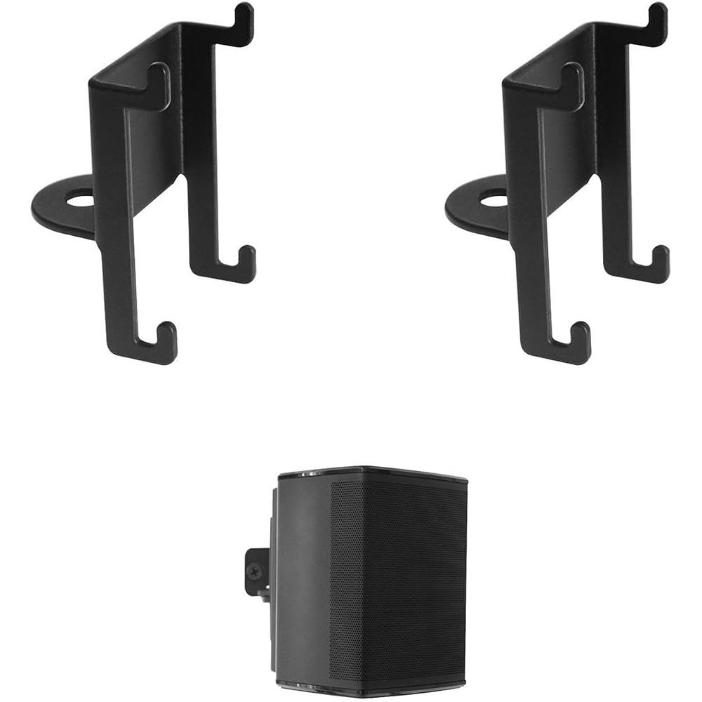 SZZCNOX Wireless Surround Audio Metal Wall Mount Bracket Soundbar Wall Mount Holder Stand Compatible with Bose Virtually Invisible 300 Speakers, Adjus