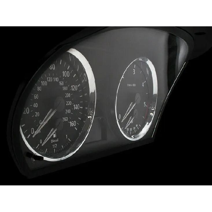 Chrome Dashboard Dial Gauge Rings Bezel Trim For BMW E90 E91 E92 E93 M3