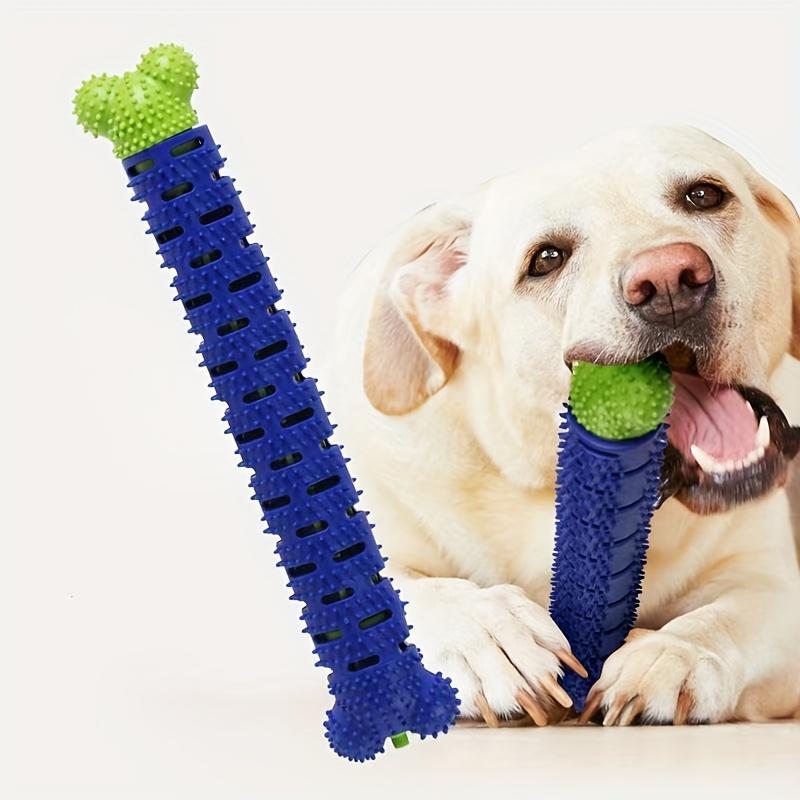 Dog Dental Chew Teeth Grinding Stick, Durable Bite Training Cleaning Toy for Dogs & Cats, Interactive Pet Gift United States синий