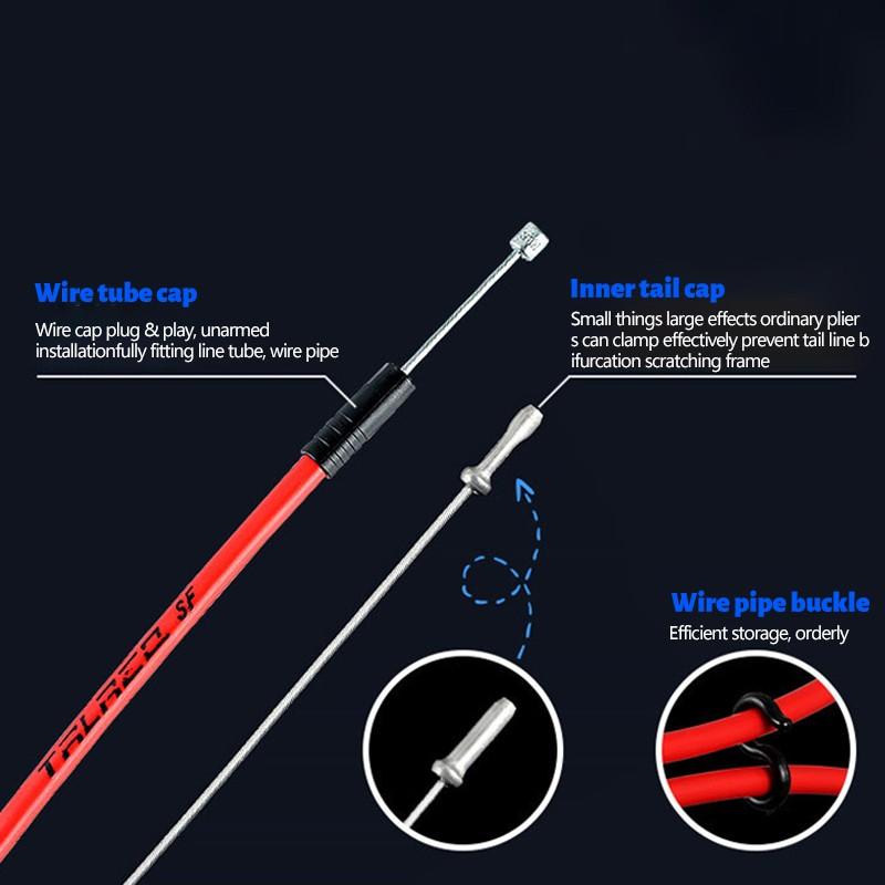 Buy 4 Colors Professional Bicycle Front/ Rear Brake Gear Cable Set