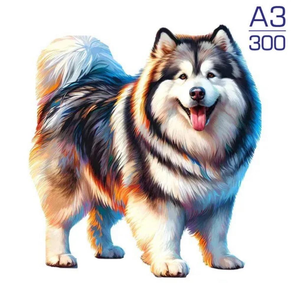 Wooden Puzzle Adult Kids Jigsaw Puzzles Puppy Dog 3D Animal Puzzles Boutique Gift Box Packaging Children Christmas Gifts Toys