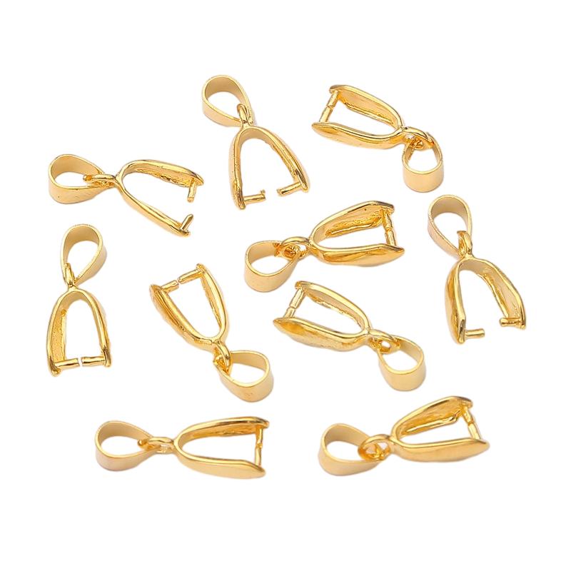 Home Party Supplies 10 teile/los Hohe Qualität Beliebte Charme Befestigen Schnalle Anhänger Clip DIY Schmuck Erkenntnisse Schmuck Machen Kupfer Schmuck Zubehör