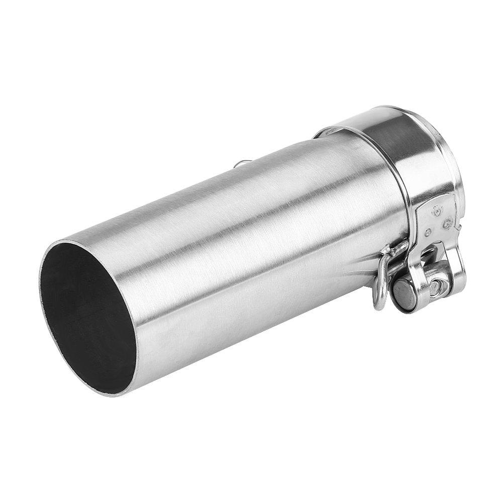 Aramox Exhaust Middle Link Pipe, Motorcycle Exhaust Pipe Exhaust Muffler серебряный