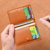 Korean Style Solid Color Card Bag Coin Purse Snap Button Coin Purse Casual Mini Wallet  Outdoor