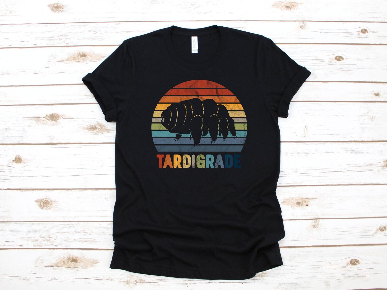 Retro Tardigrade T-Shirt, Funny Microscopic Life Shirt, Tank Top, T-shirt, T-shirt,T-shirt, Apparel Gift 3XL