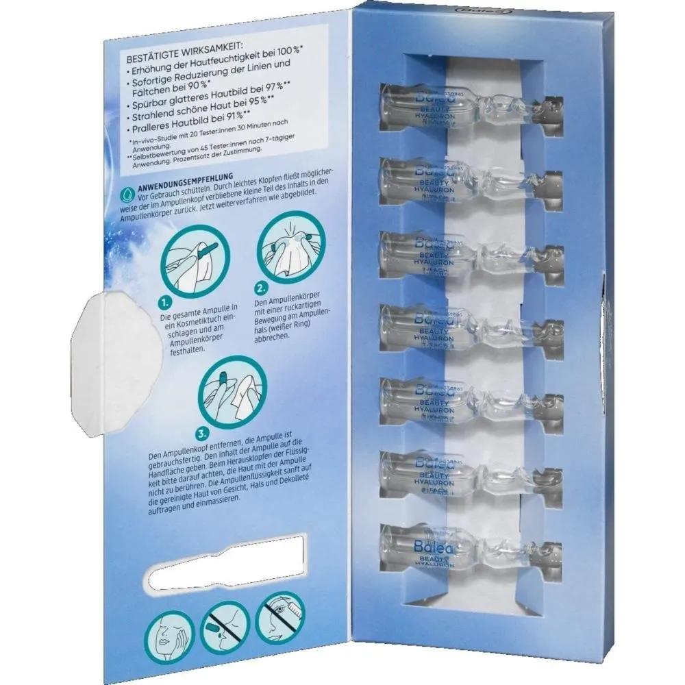 balea Hyaluronic Lifting Treatment Ampoule 1 Pack (1ml x 7 pieces)